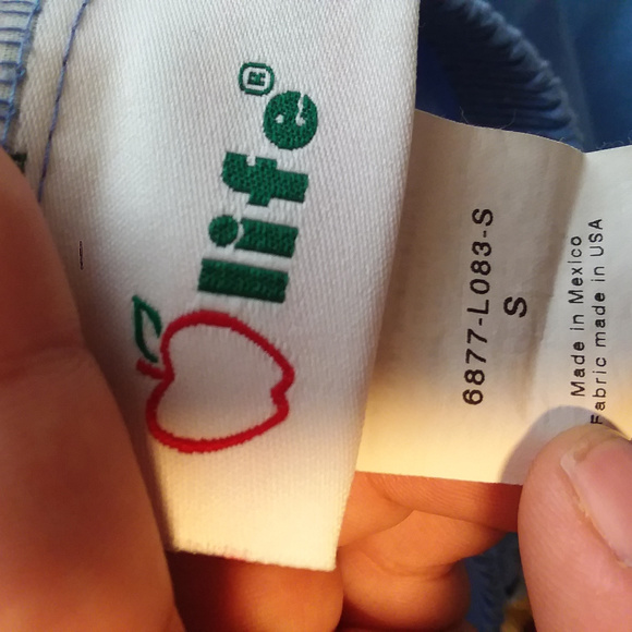 Blue Scrub Bottoms - Picture 2 of 4